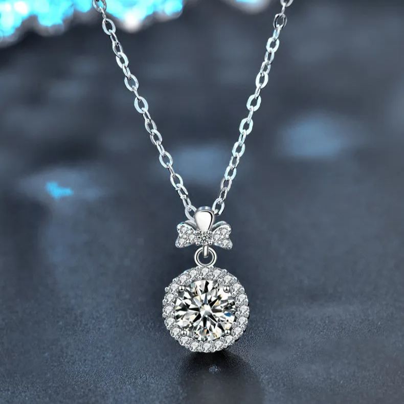 Moissanite Perfume Bottle Necklace – wholesale moissanite jewelry