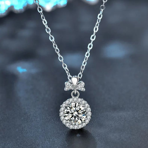 Moissanite Perfume Bottle Necklace – wholesale moissanite jewelry