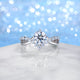 Rhodium Plated / US size 6 #
