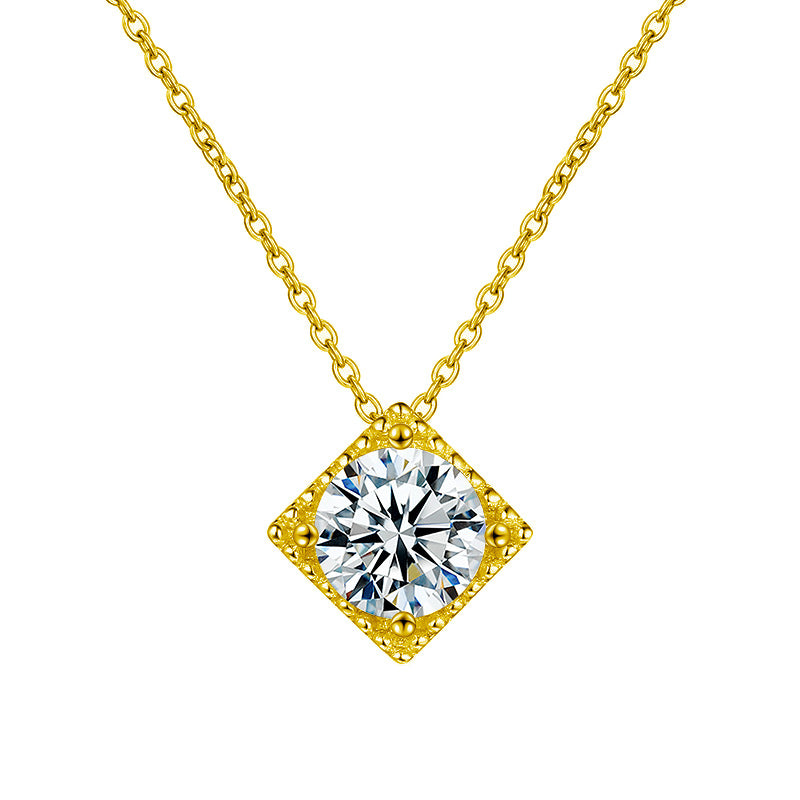 Moissanite Cube Sugar Necklace – image 6