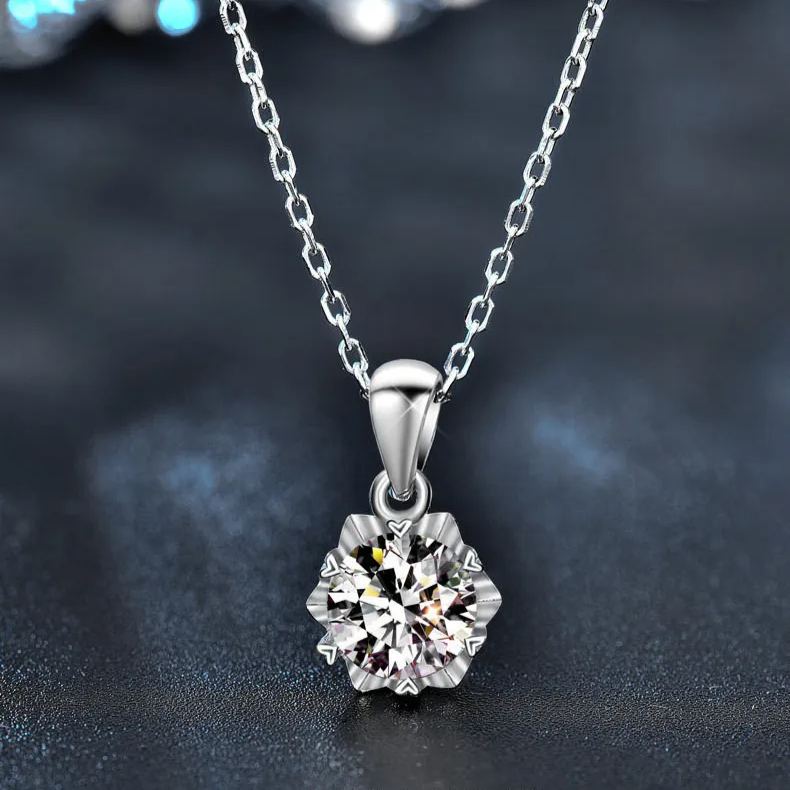 Moissanite Six-Point Star Necklace – wholesale moissanite jewelry