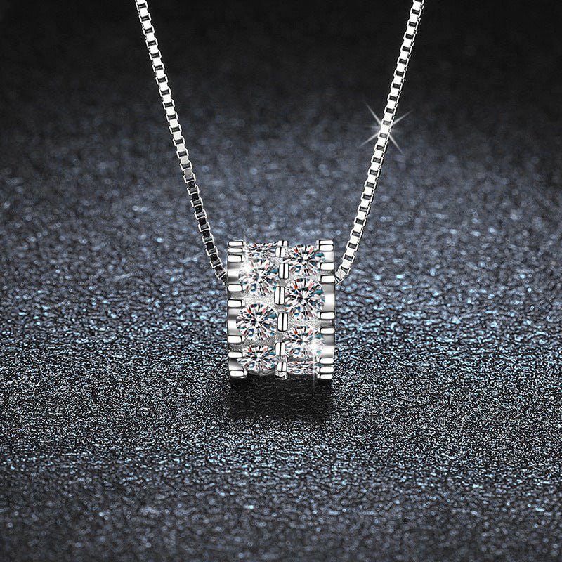 Moissanite Small Waist Pendant Necklace – wholesale moissanite jewelry