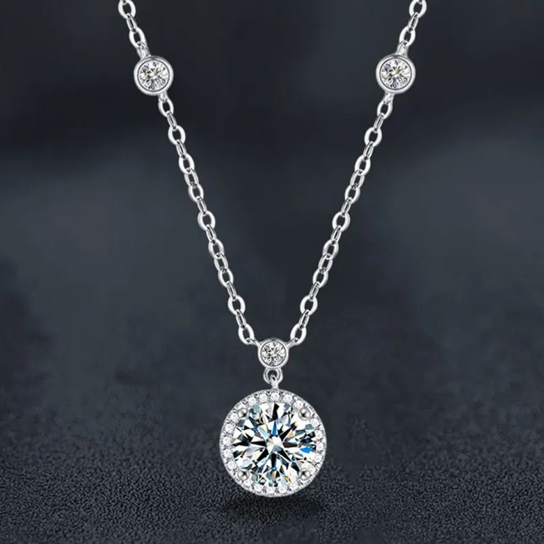 Moissanite Star Rock Candy Necklace – wholesale moissanite jewelry