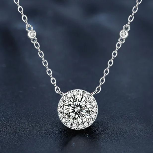Starry Sky Moissanite Necklace – wholesale moissanite jewelry