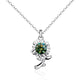 Silver / 0.5ct (green diamond)