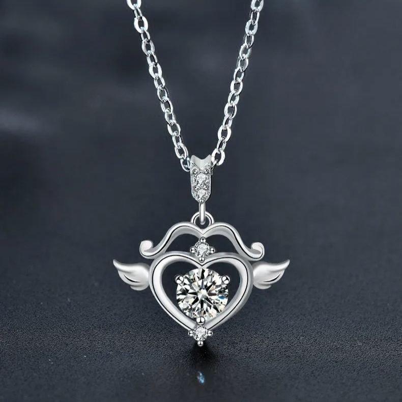 Moissanite Arrow of Love Necklace – wholesale moissanite jewelry