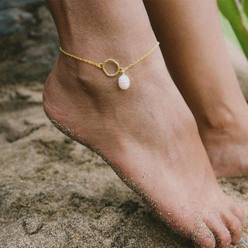 Natural Pearl Anklet – wholesale pearl anklets