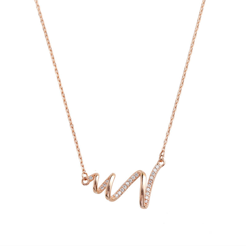 Wide Zircon Statement Necklace