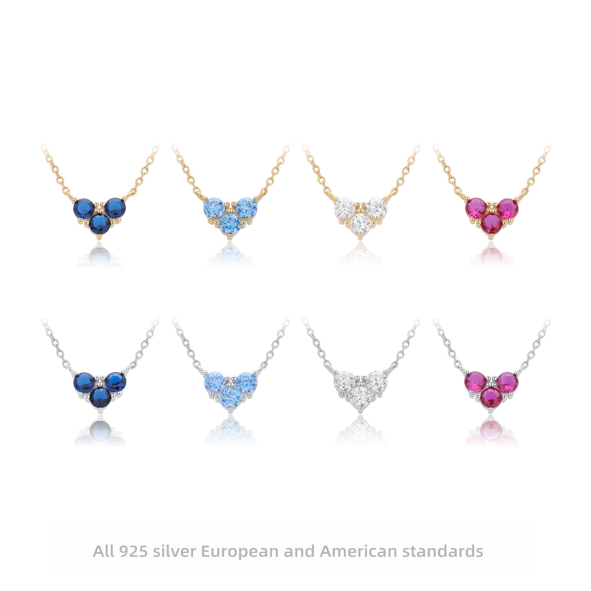 Niche Design Zirconia Necklace