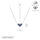 blue zircon / Silver