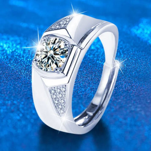Simple Men's Moissanite Ring – wholesale moissanite rings