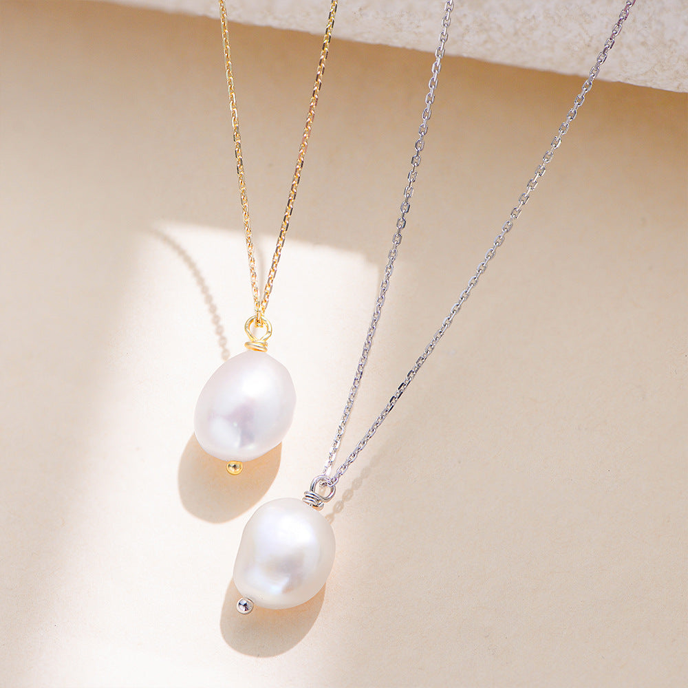Simple Natural Pearl Necklace