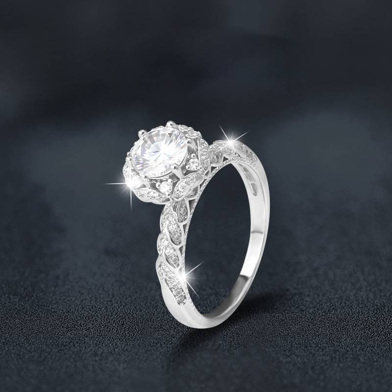 Snow Queen Moissanite Ring – wholesale moissanite rings