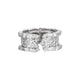 Rhodium Plated / Opening adjustable