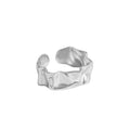 Sculptural Folded Metal Open Ring – image 5