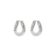 Rhodium Plated  [#8mm] / 925 silver