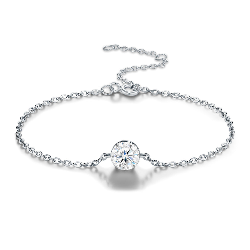 Sensing Bubbles Moissanite Bracelet – image 6