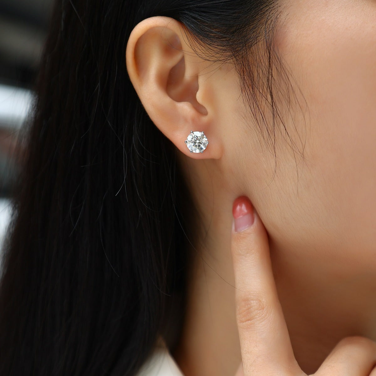 Serene Moments Moissanite Stud Earrings – wholesale moissanite jewelry