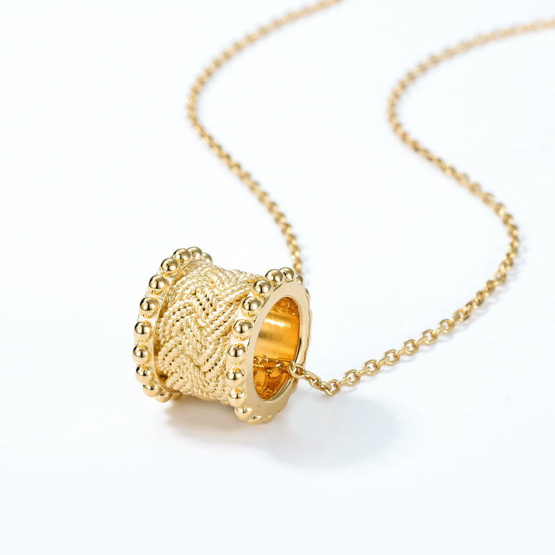 Slim Waist Wheat Ear Necklace – wholesale silver necklaces