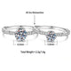 Silver-white / 0.5ct / open