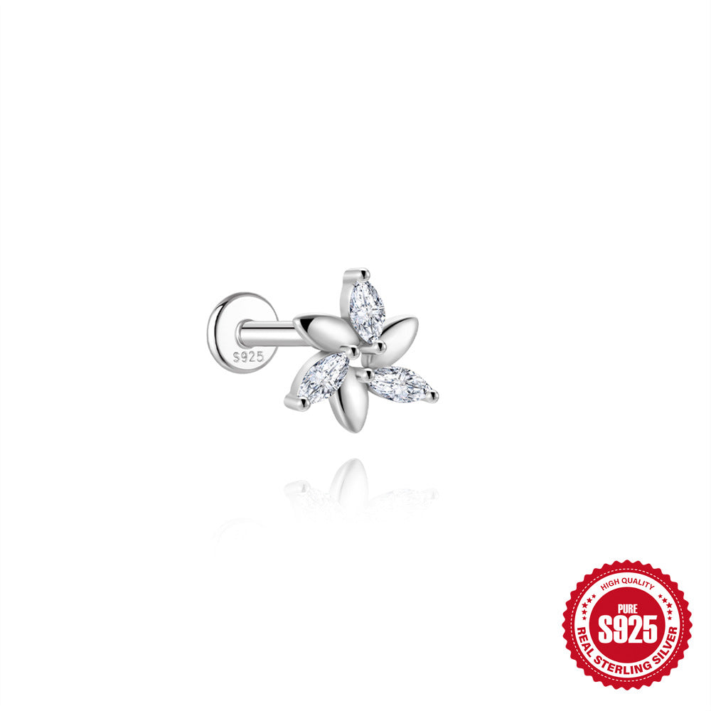 Snowflake Tassel Moissanite Earrings – image 13