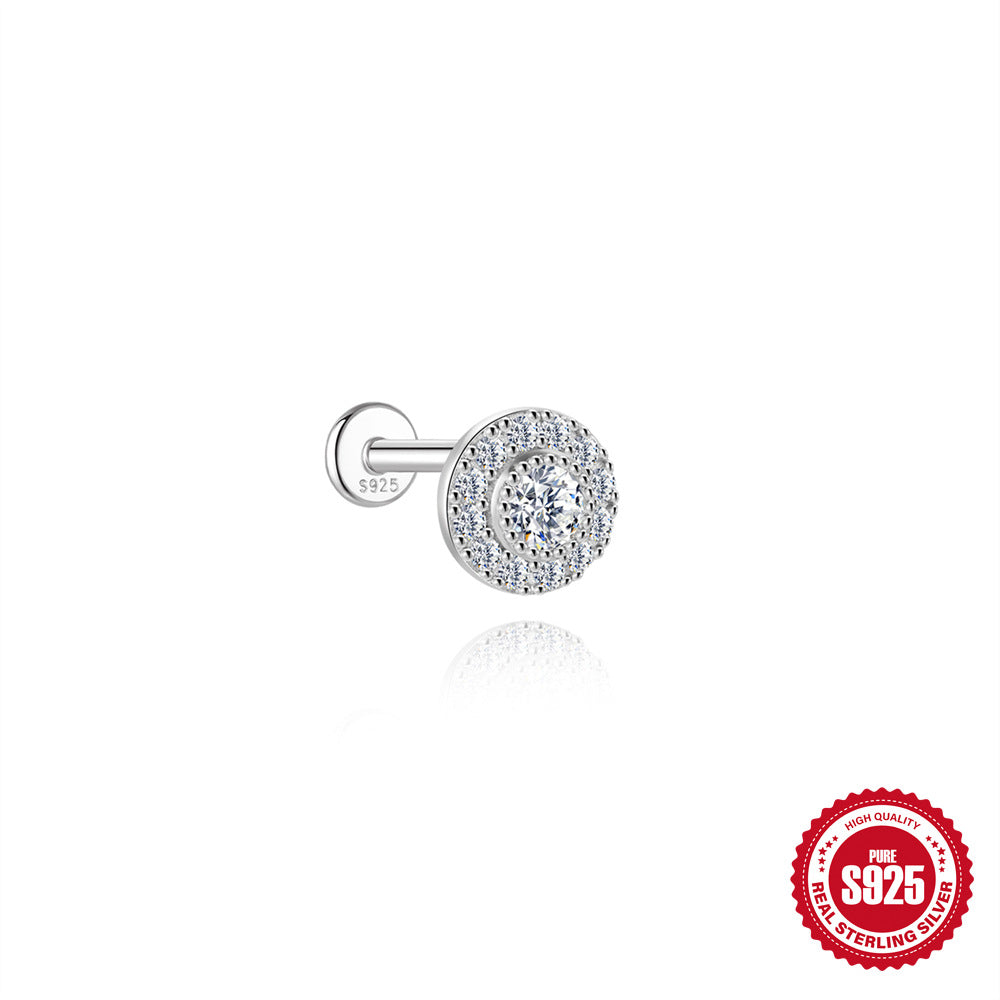 Snowflake Tassel Moissanite Earrings – image 14