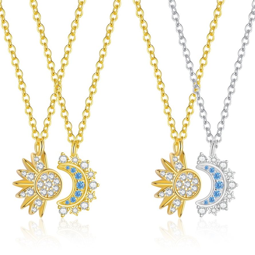 Celestial Sparkling Zircon Necklace