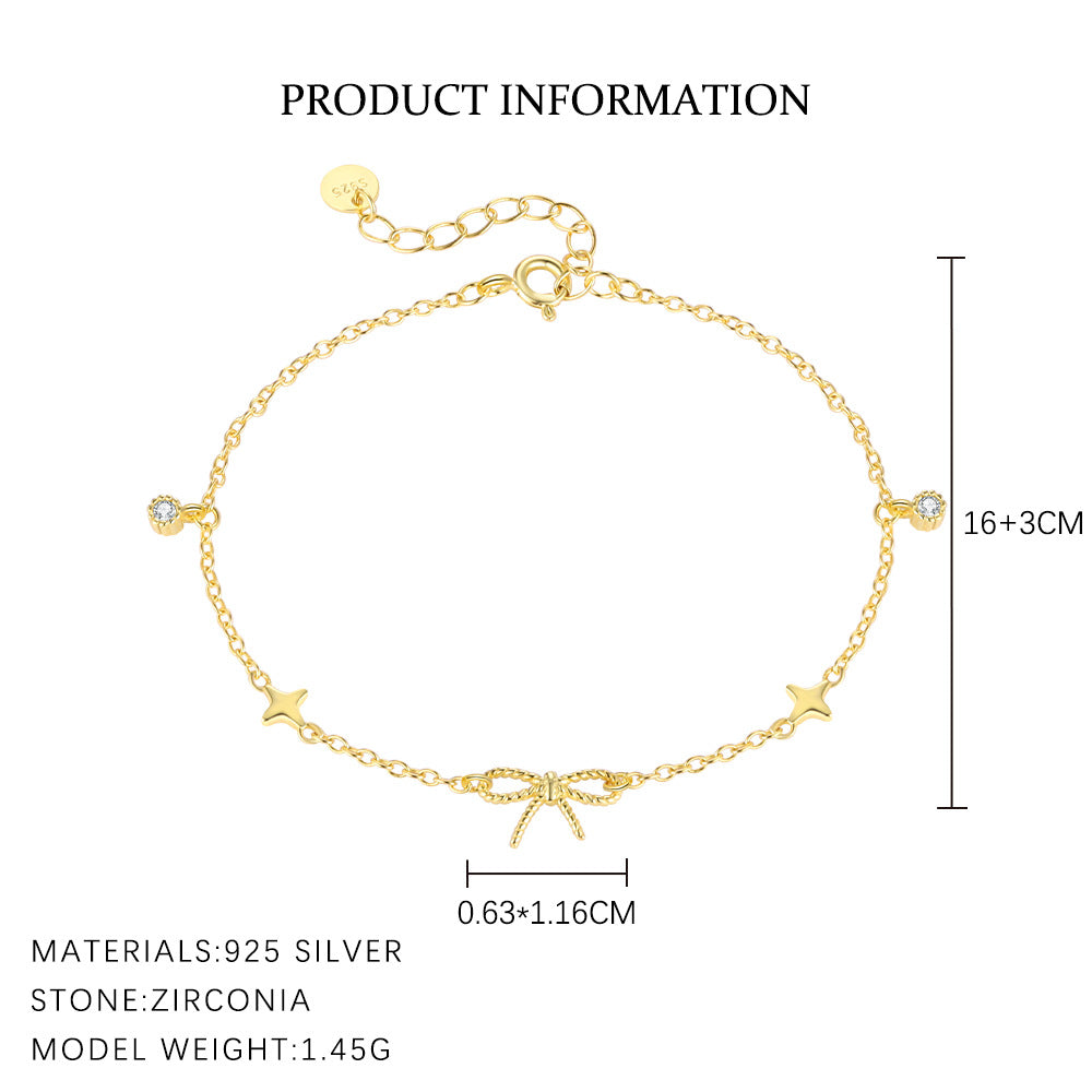 Sparkling Zirconia Stud Earring and Bracelet Set – image 5