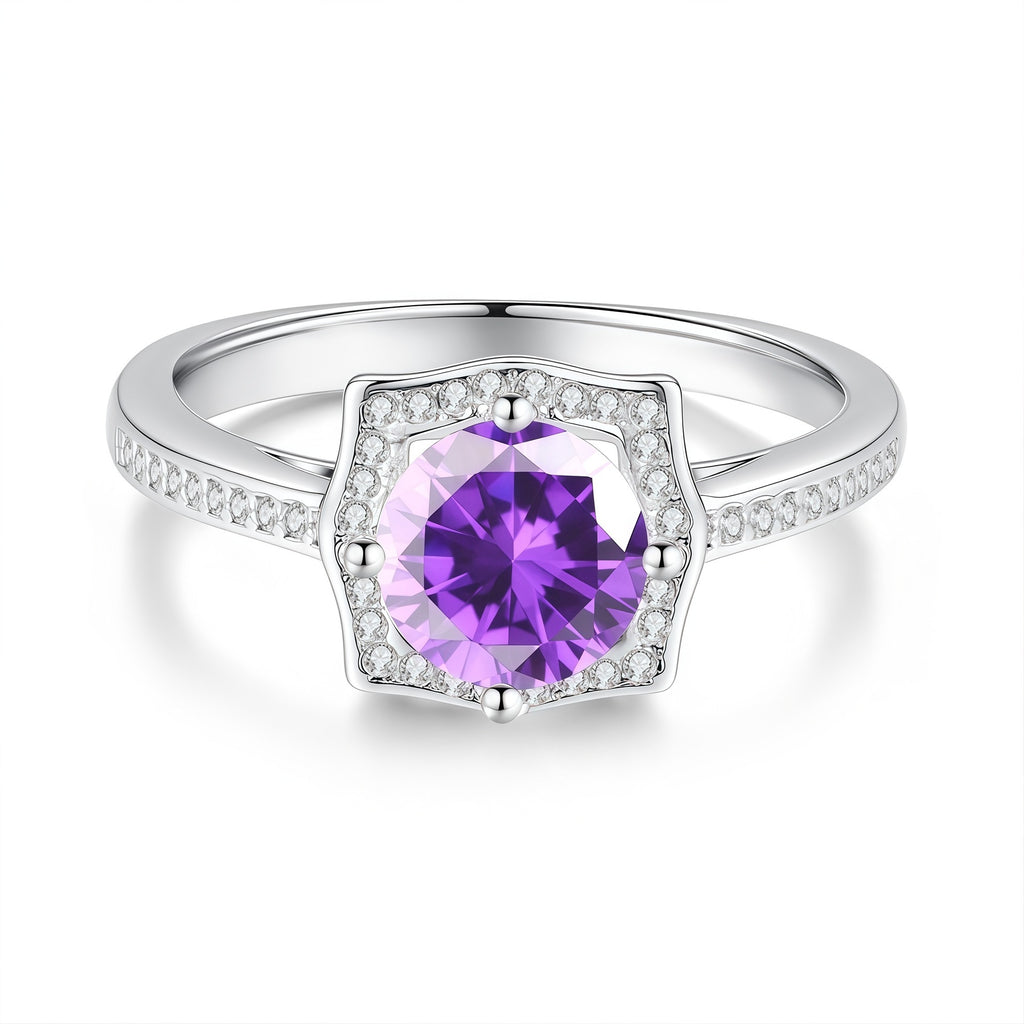 Square-Cut Moissanite Ring YCR705 – image 13