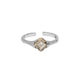 Rhodium Plated 7#/adjustable / Opening adjustable