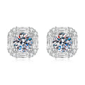 Square Moissanite Earrings YCE894
