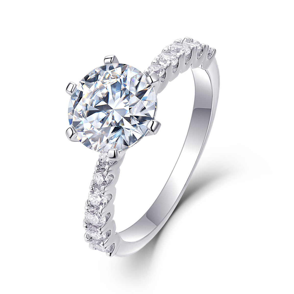 Stackable Moissanite Ring YCR511-512 – image 4