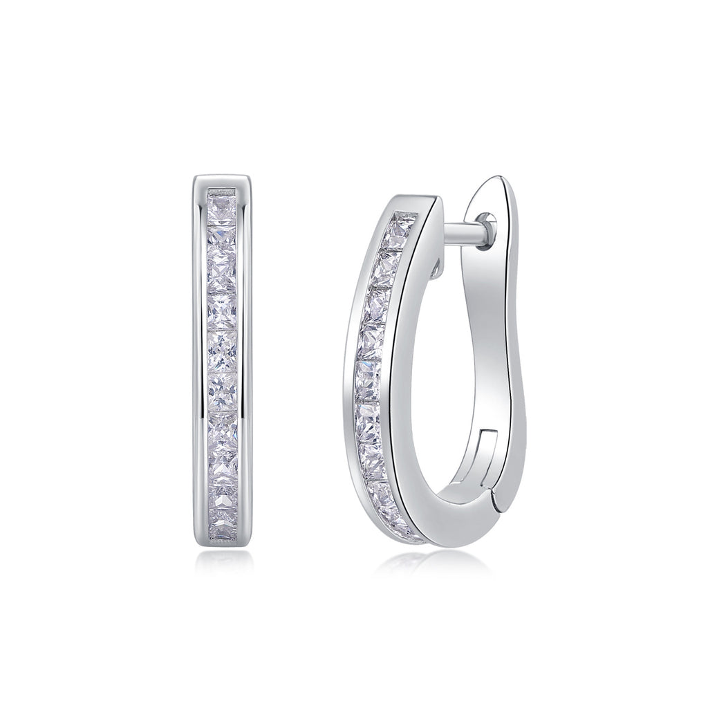 State of Mind Moissanite Hoop Earrings – image 4