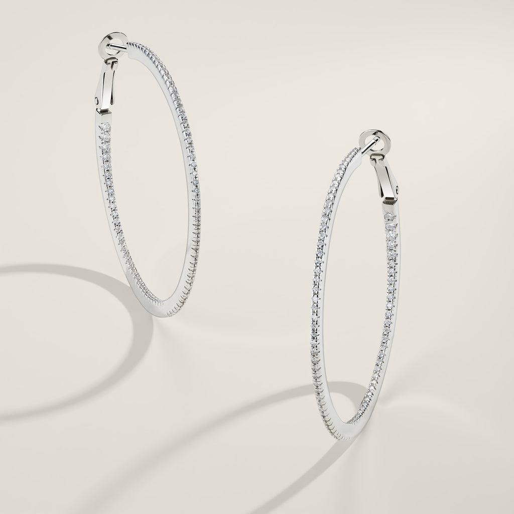 Statement Pavé Moissanite Earrings – wholesale moissanite jewelry
