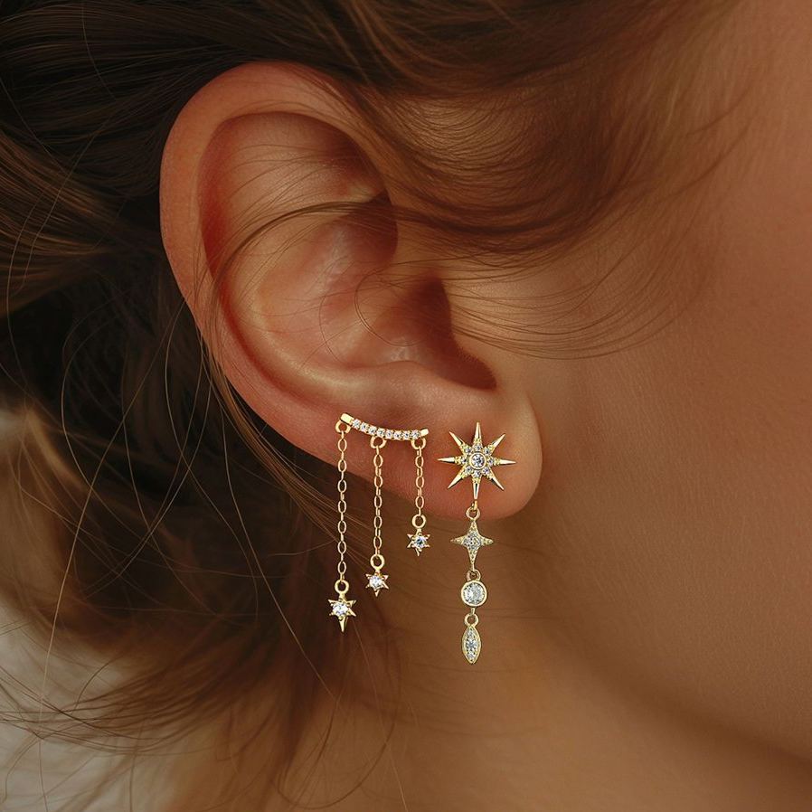 Cubic Zirconia Stud Earrings YCE464 – stud earrings in bulk