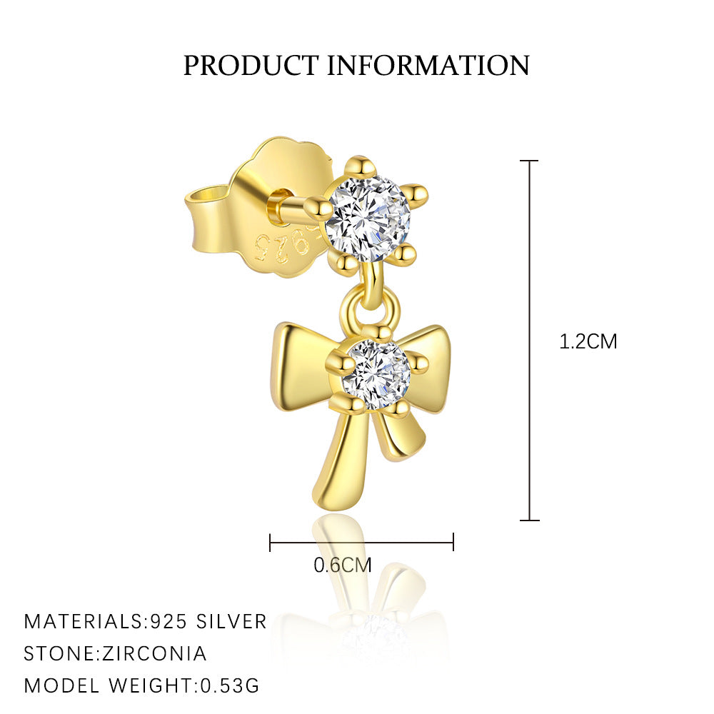 Cubic Zirconia Stud Earrings YCE464 – image 7