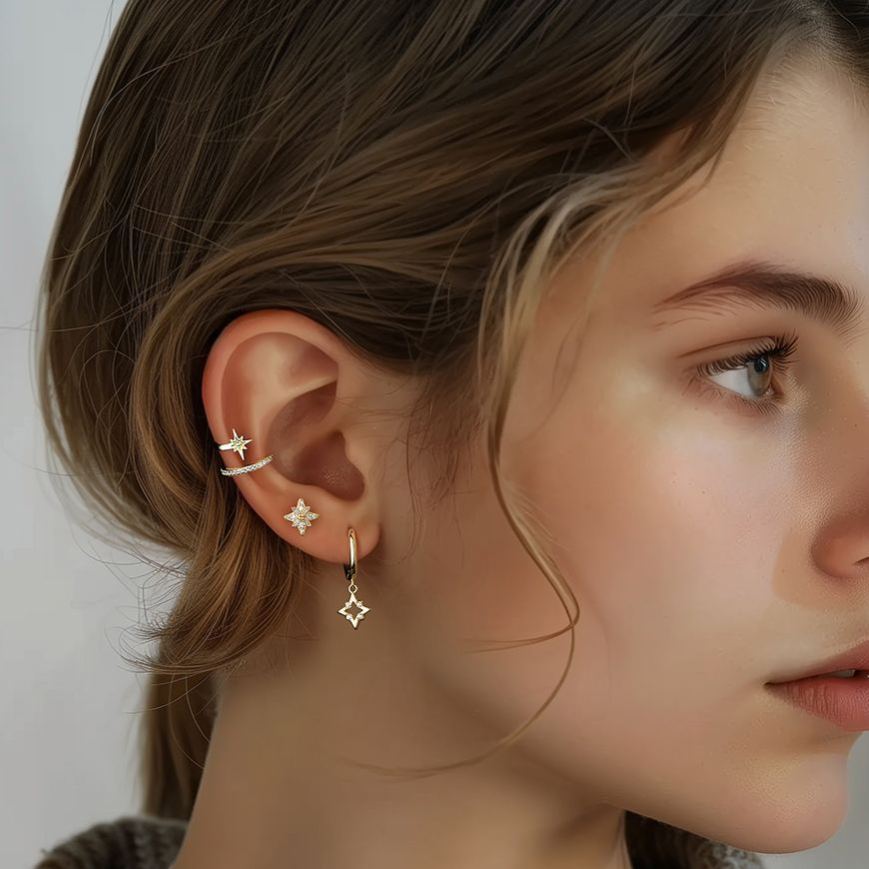 Cubic Zirconia Stud Earrings YCE365 – stud earrings in bulk