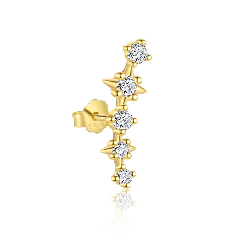 Cubic Zirconia Stud Earrings YCE483 – image 4