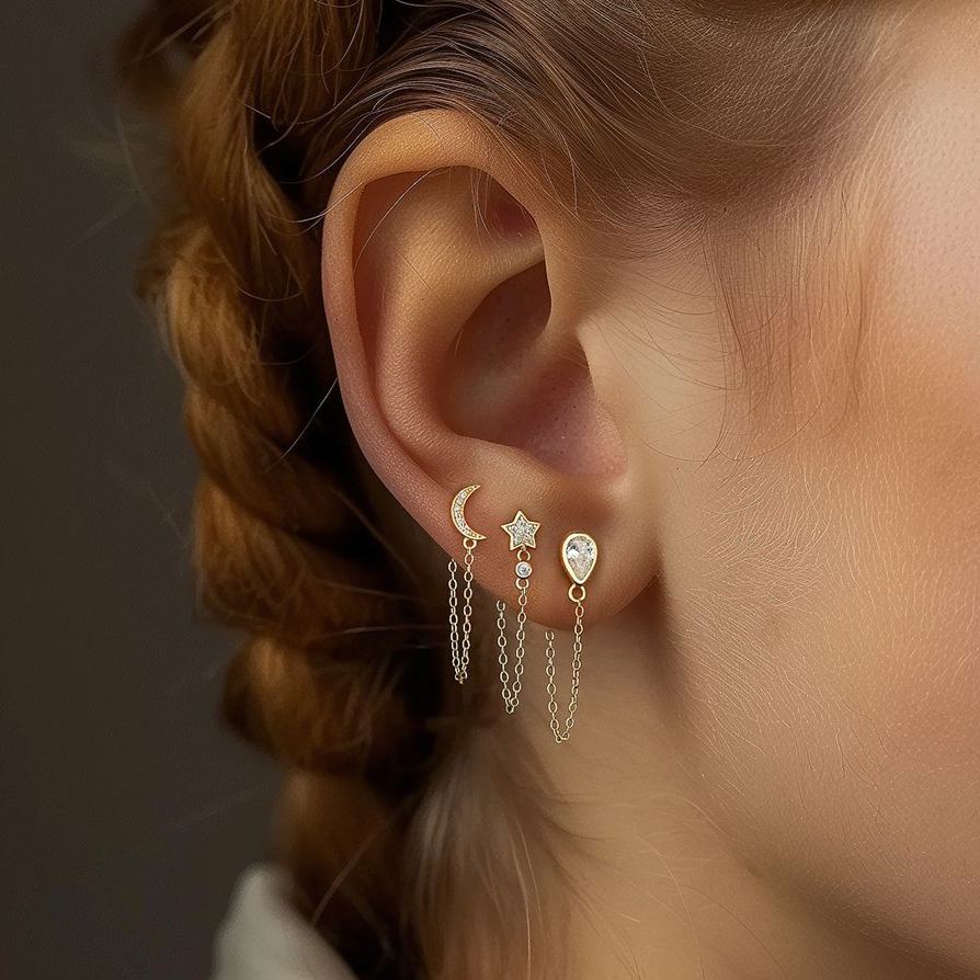 Cubic Zirconia Stud Earrings YCE253 – stud earrings in bulk