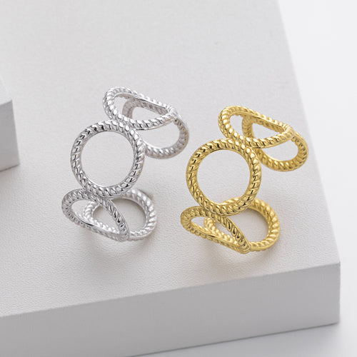 Braided Loop Band Ring