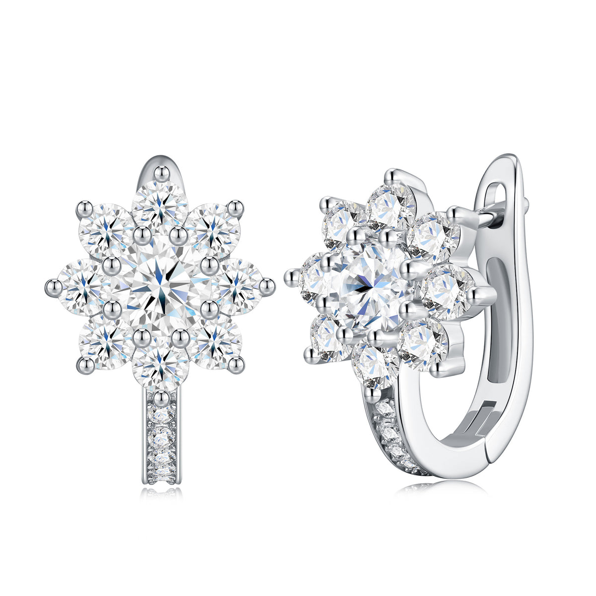 Sweet Style Moissanite Earrings – detail view 3