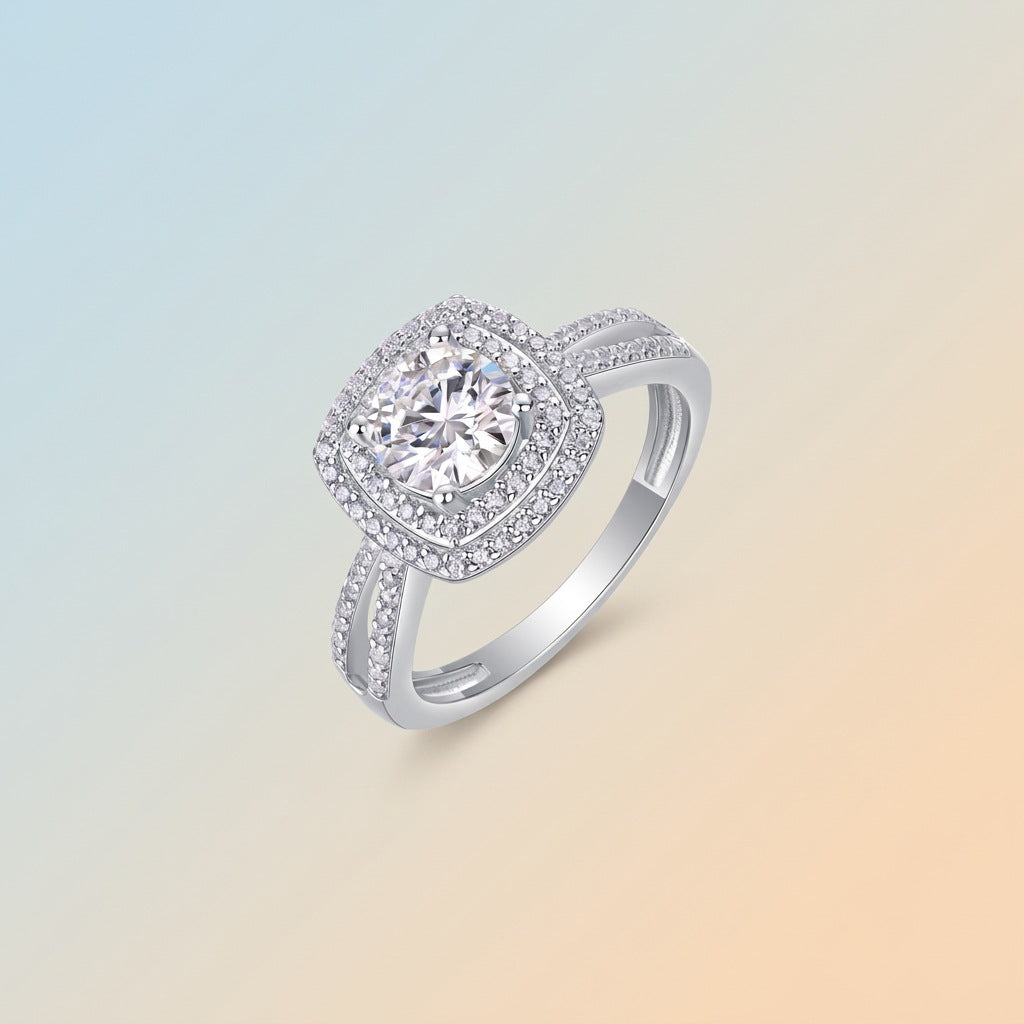 Sweet-Style Moissanite Ring – wholesale moissanite rings