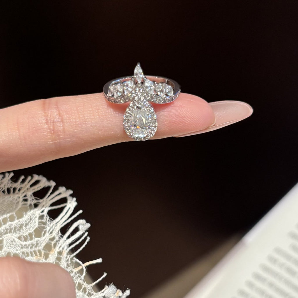 Teardrop Moissanite Ring – wholesale moissanite rings
