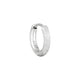Rhodium Plated [13mm]/single / 925 silver