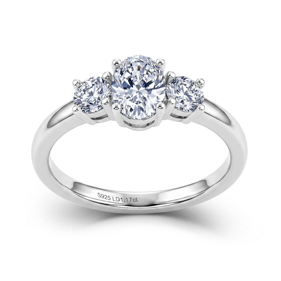 Classic Three Stone Lab Grown Diamond Ring – fine jewellery wholesale