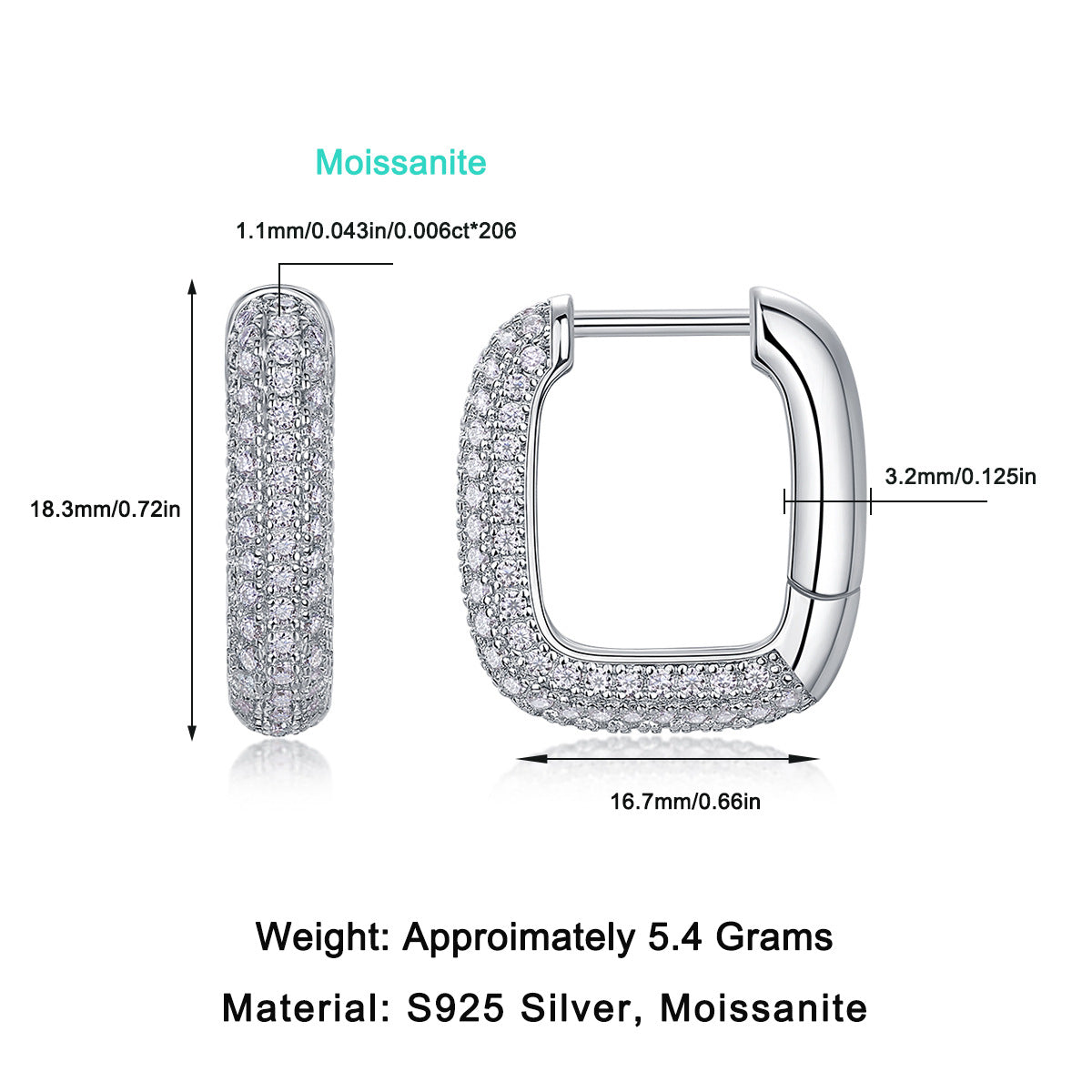 Timeless Moissanite Earrings – image 4