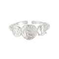Tree of Life and Face Medallion Open Ring – image 6