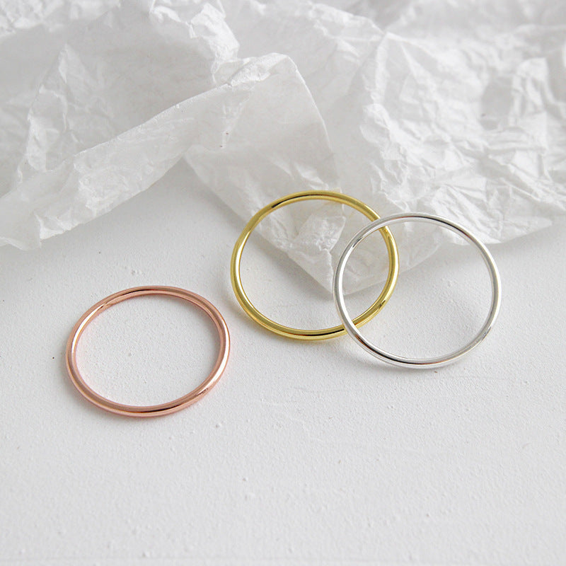 Minimalist Tri-Color Bangle Bracelet – wholesale silver bracelets