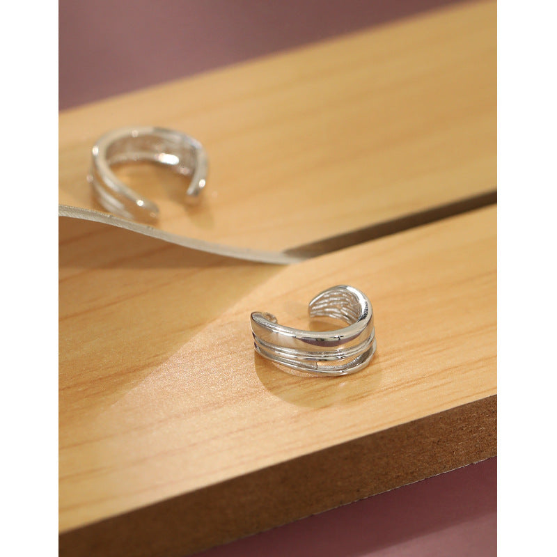 Minimalist Triple Band Ear Cuff – wholesale earrings in bulk