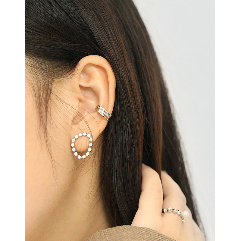 Minimalist Triple Band Ear Cuff – image 4